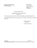 MIL MIL-T-24015B Notice 1 - Inactivation