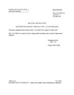 MIL MIL-T-25193B Notice 1 – Inactivation MIL MIL-T-25193B Notice 1 - Inactivation