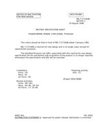 MIL MIL-T-27/184B Notice 1 – Inactivation MIL MIL-T-27/184B Notice 1 - Inactivation