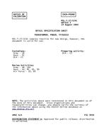 MIL MIL-T-27/325C Notice 2 – Validation MIL MIL-T-27/325C Notice 2 - Validation