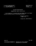MIL MIL-T-28885 Notice 1 – Inactivation MIL MIL-T-28885 Notice 1 - Inactivation