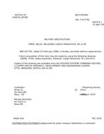 MIL MIL-T-43779C Notice 1 - Cancellation