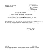 MIL MIL-T-45508B Notice 1 - Inactivation