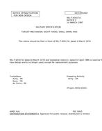 MIL MIL-T-45917A Notice 2 - Inactivation