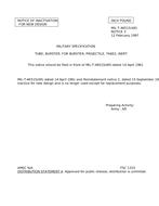 MIL MIL-T-46515 Notice 3 – Inactivation MIL MIL-T-46515 Notice 3 - Inactivation