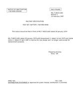 MIL MIL-T-48321 Notice 2 - Inactivation