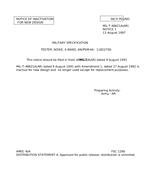 MIL MIL-T-48621A Notice 1 – Inactivation MIL MIL-T-48621A Notice 1 - Inactivation
