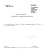 MIL MIL-T-50606A Notice 2 - Reactivation