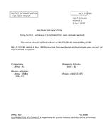 MIL MIL-T-52914B Notice 1 - Inactivation