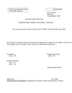 MIL MIL-T-60207 Notice 1 - Inactivation