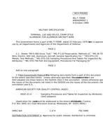 MIL MIL-T-7099E Amendment 1