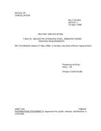 MIL MIL-T-81364 Notice 1 – Cancellation MIL MIL-T-81364 Notice 1 - Cancellation