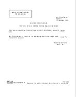 MIL MIL-T-81527B Notice 1 - Inactivation