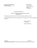 MIL MIL-T-81734D Notice 1 – Inactivation MIL MIL-T-81734D Notice 1 - Inactivation