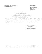 MIL MIL-T-85288 Notice 2 - Inactivation