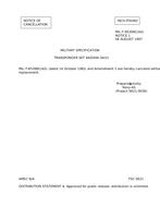 MIL MIL-T-85398C Notice 1 – Cancellation MIL MIL-T-85398C Notice 1 - Cancellation