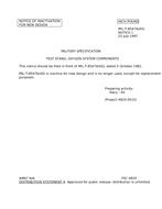 MIL MIL-T-85476 Notice 1 – Inactivation MIL MIL-T-85476 Notice 1 - Inactivation