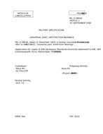 MIL MIL-U-3963A Notice 1 - Cancellation