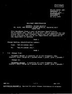 MIL MIL-W-14960B Amendment 3