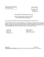 MIL MIL-W-25140B Notice 1 - Inactivation