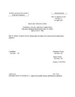 MIL MIL-W-38461C Notice 3 – Inactivation MIL MIL-W-38461C Notice 3 - Inactivation