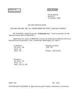 MIL MIL-W-80043C Notice 1 – Cancellation MIL MIL-W-80043C Notice 1 - Cancellation