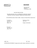 MIL MIL-W-80165B Notice 1 - Cancellation