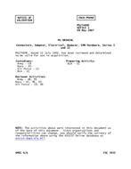 MIL MS27489E Notice 1 - Validation