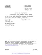 MIL MIL-PRF-27/59D Notice 1 - Validation 1