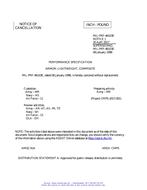 MIL MIL-PRF-46103E Notice 1 – Cancellation MIL MIL-PRF-46103E Notice 1 - Cancellation