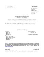 MIL MIL-HDBK-347 Notice 2 - Cancellation