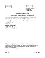 MIL MIL-PRF-27/277B Notice 1 - Validation 1
