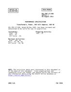 MIL MIL-PRF-27/59D Notice 1 - Validation