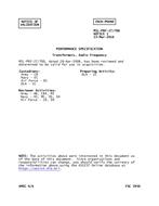 MIL MIL-PRF-27/70D Notice 1 - Validation