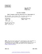 MIL MIL-STD-449D Notice 2 – Validation MIL MIL-STD-449D Notice 2 - Validation