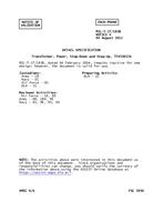 MIL MIL-T-27/183B Notice 4 – Validation MIL MIL-T-27/183B Notice 4 - Validation