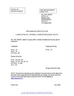 MIL MIL-PRF-46167D Notice 4 – Reinstatement MIL MIL-PRF-46167D Notice 4 - Reinstatement