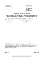 MIL MIL-HDBK-109 Notice 2 - Validation 2