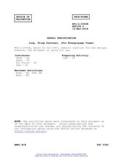 MIL MIL-L-2045B Notice 2 - Validation 1