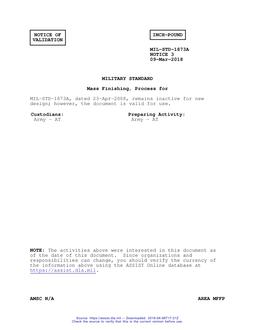 MIL MIL-STD-1873A Notice 3 - Validation 1
