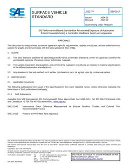 SAE J2527 SAE J2527