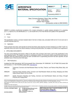 SAE AMS5511J SAE AMS5511J