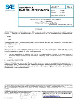 SAE AMS5515M SAE AMS5515M