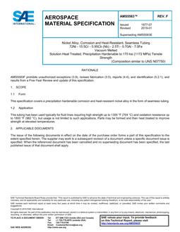 SAE AMS5583F SAE AMS5583F