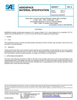 SAE AMS5605G SAE AMS5605G