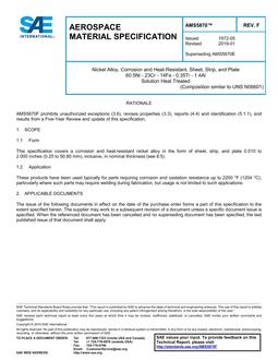 SAE AMS5870F SAE AMS5870F