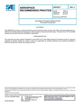 SAE ARP5290A SAE ARP5290A