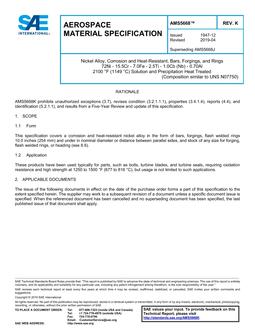 SAE AMS5668K SAE AMS5668K