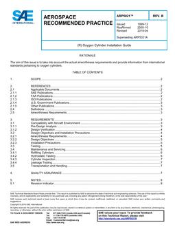 SAE ARP5021B SAE ARP5021B