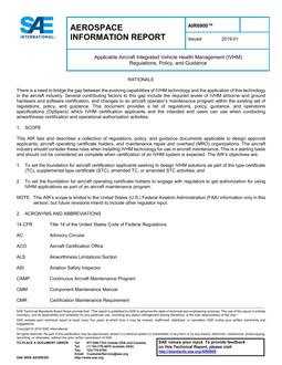 SAE AIR6900 SAE AIR6900